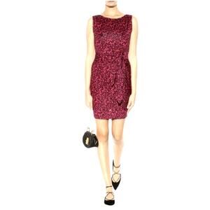 Diane Von Furstenberg New Della Lips Midnight Kiss Silk Wrap Dress
